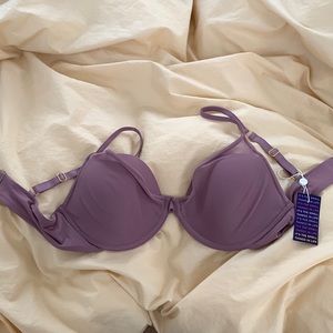 Pepper bra with mesh overlay Grape Shake 38B NWT